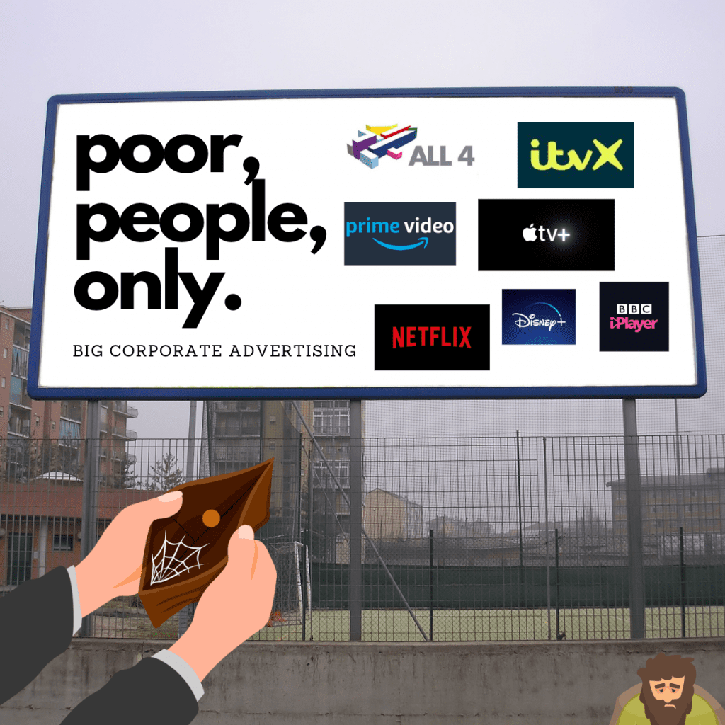 Advertising is becoming a tax only poor people pay