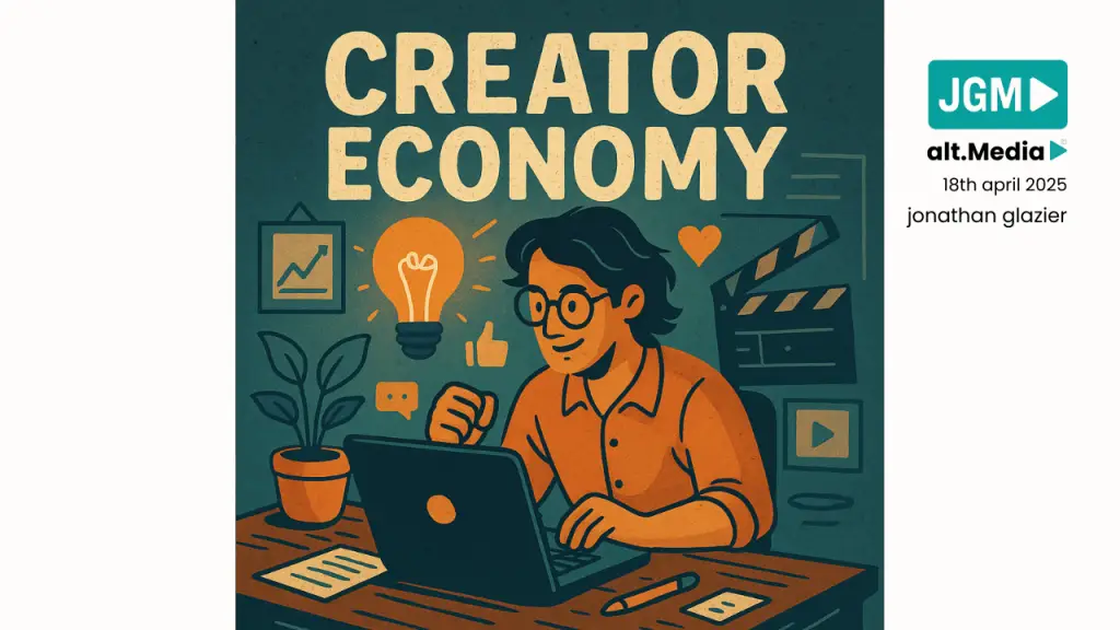 Jonathan Glazier thought on the New Creator Economy and how it could benefit Freelancers