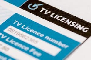 A Picture of a Standard UK TV License to illustrate a blog post entitles a Netflix TV license?
