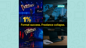 The UK is now the world leader in non-scripted TV format exports, with one-third of global adaptations in 2024 coming from British formats. It’s a headline that reads like a win. But beneath the surface, the truth is harder to stomach: while the formats are travelling, freelance TV jobs are collapsing. Why UK Formats Still Dominate Globally British hits like MasterChef, Who Wants to Be a Millionaire?, and The Voice remain staples across dozens of territories. Newer formats such as The 1% Club and The Piano have also made international waves. What makes them successful? A mix of solid format structure, emotional clarity, and local adaptability. UK producers build formats that are easy to translate—both linguistically and culturally—without losing their core hook. The Role of ITV Studios and Format IP In 2024, ITV Studios led the export charge, leveraging tried-and-tested IP and launching new versions of The Voice, The Voice Kids, and interactive spin-offs. The strategy? De-risk with known hits, then experiment just enough to catch the attention of global buyers. That same pipeline—backed by government creative sector incentives and co-production grants—means over 50 new unscripted formats are already commissioned for 2025. So if the product is thriving, why is the workforce falling apart? The Collapse of Freelance Jobs in Non-Scripted TV Right now, it’s estimated that 55% of the freelance production crew in non-scripted TV are out of work. That’s not a talent shortage—it’s a job shortage. Talented freelancers with years of experience in unscripted content are being overlooked, under-booked, or simply squeezed out. And it’s not just bad timing or the ebb and flow of production cycles. It’s systemic. Ageism in production is no longer subtle. Many over-50s in TV find themselves excluded from opportunity—not because they’ve lost relevance, but because budgets favour cheaper, junior hires and short-term contracts. Two Realities: Export Boom, Workforce Bust There’s a disconnect. On one hand, UK non-scripted TV is a global success story. On the other, freelance TV professionals—editors, producers, floor managers, APs—are being pushed to the margins of their own industry. How can we celebrate format success while ignoring the growing number of freelancers leaving television altogether? Fixing the Freelance Crisis To sustain the UK’s global lead in TV formats, we must address the freelance employment crisis. That means: • Recognising the long-term value of experienced crew • Funding mid-career retraining and upskilling • Creating policies that support freelance continuity and wellbeing • Ensuring that initiatives like Action for Freelancers deliver more than hashtags The strength of UK formats lies not just in great ideas—but in the teams that execute them, time after time, across every market. Final Word The UK’s role as a global leader in non-scripted television should be celebrated. But unless we rebuild trust and opportunity within the freelance workforce, we’re selling success on borrowed time. The next global hit may be British—but will we still have British crews left to make it?