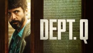 Matthew Goode as DCI Carl Morck peering through a doorway in Netflix’s Dept. Q
